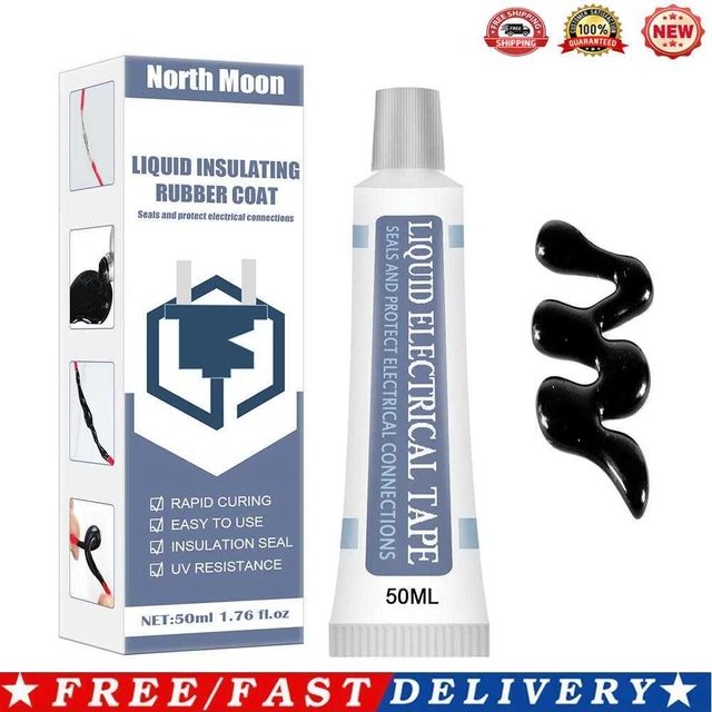 50ml Waterproof Insulation Glue Liquid Insulating Electrical Tape (Black)