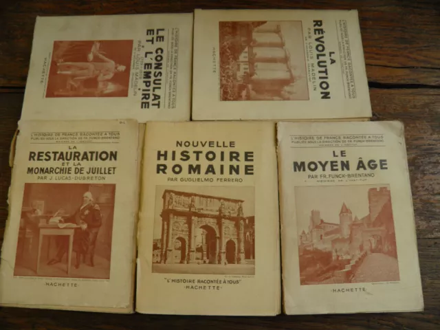 L'histoire de France racontée à tous Lot de 5 livres