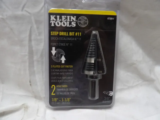 Klein Tools Step Drill Bit #11 KTSB11