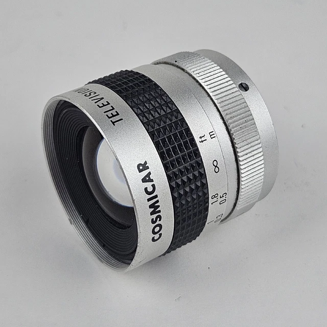 COSMICAR Television Lens 8.5MM f 1:1.5 Japan Black