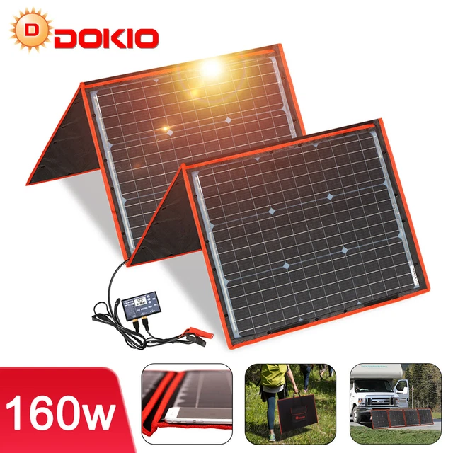 Panneau Solaire Pliable 100W – Portable Pour Camping, VR, Générateurs – USB-C PD 60W