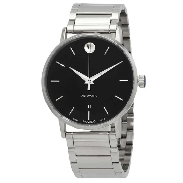 Movado Classic Museum Automatic Black Dial Men's Watch 0607301