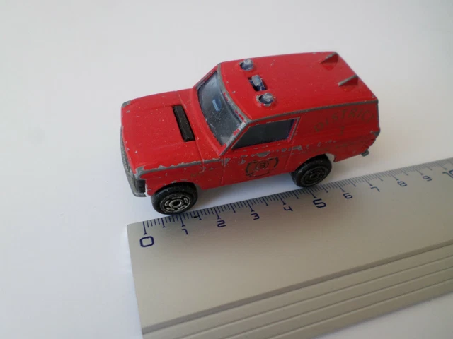 MAJORETTE -RANGE ROVER -Pompier N°246-Ech 1/60-Made In France EUR 2,00
