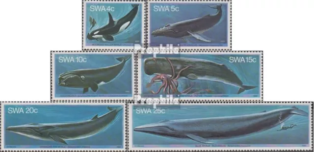 Briefmarken Namibia - Südwestafrika 1980 Mi 466-471 FDC Fische