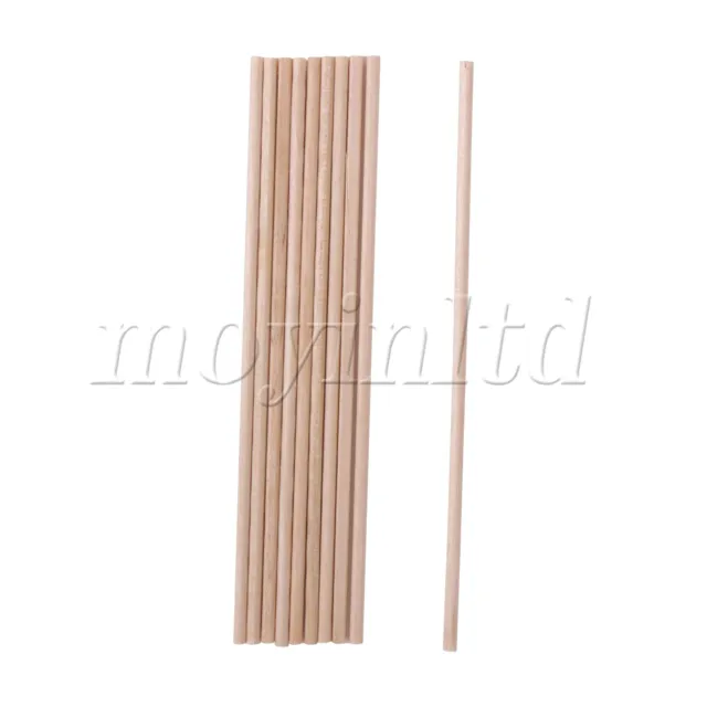 Wooden dowel rod 3,5,8,10,12,15,18,20,22-60mm diameters x 300mm wood  doweling