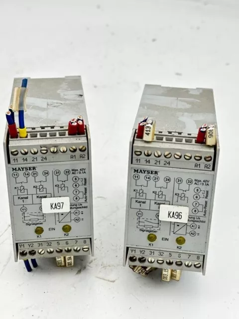 1 pce x MAYSER SECURITY RELAY SG-EFS 104 ZK2/1 24V 1000841 2