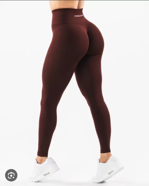 AMPLIFY SEAMLESS SCRUNCH Leggings Size UK XS Alphalete Only Worn