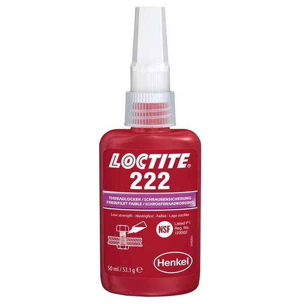 Lansing 222 50ml Niedrigfeste Screw Locking for Aluminium And Brass