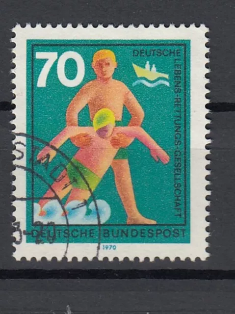 Bund 1970 Abart Mi-Nr. 634 II Rundstempel