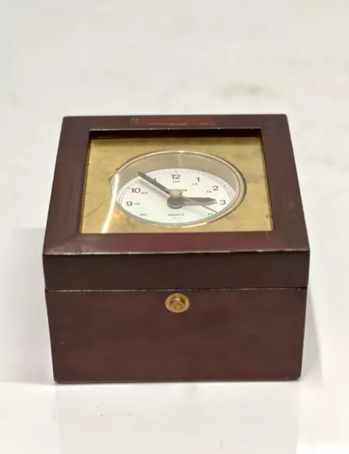 Original Made in W Germany Observer Quartz 3011 Ship Antique Chronometer Clock