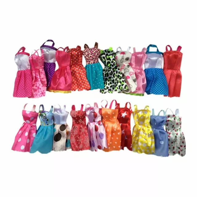 1 x DOLLS SIZED SHORT PARTY FAIRY DRESS GOWN & 1 PAIR SHOES BOOTS UK SELLER