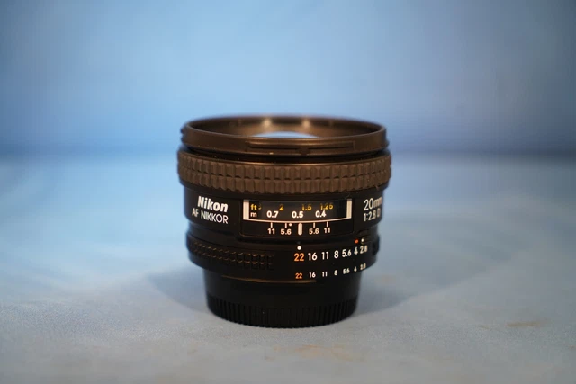 Excellent condition, gently-used. Nikon NIKKOR 20mm f/2.8 D CRC AF SIC Lens