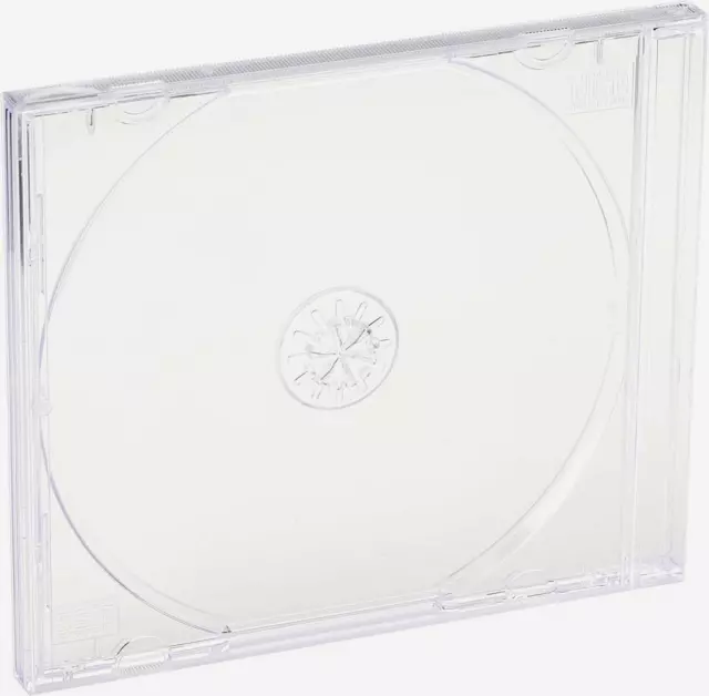 Hama 5 Jewel CD Cases (pack of 5), Protective CD Sleeves, Transparent