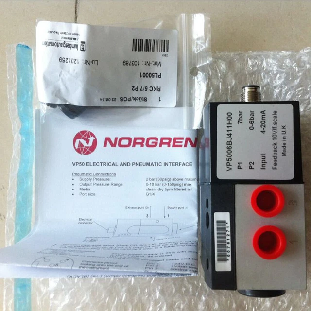 1Pc NEW NORGREN proportional pressure valve VP5006BJ111H00 ONE Year Warranty