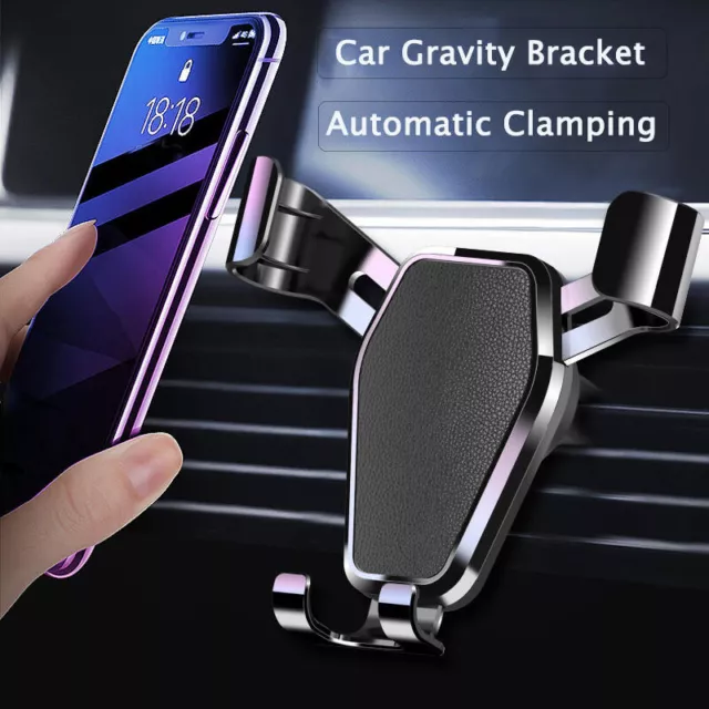 Universal Gravity Car Holder Mount Air Vent Stand Cradle For Mobile Cell Phone