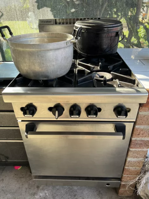 Waldorf Four Burner Commercial Stove And Oven