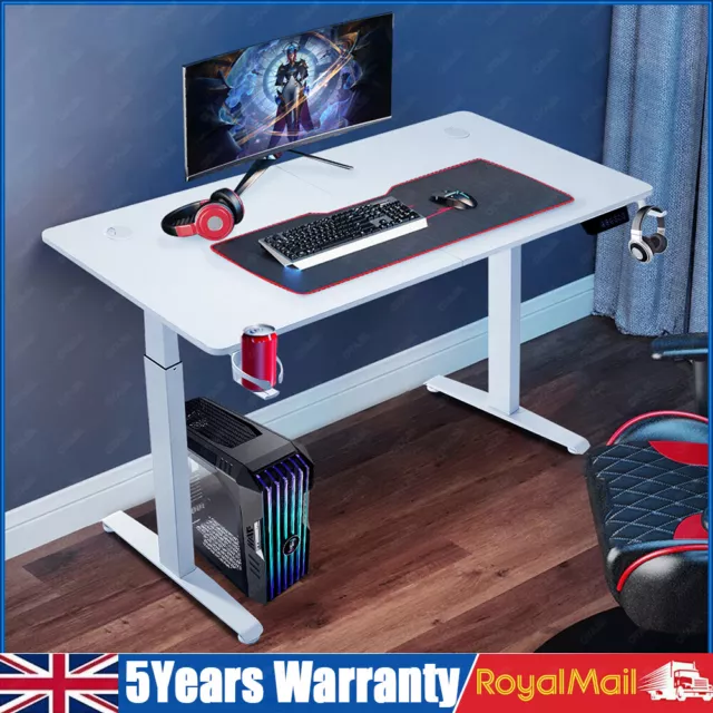 Electric Standing Computer Desk Adjustable Height Table Stand Home Office Spikvy