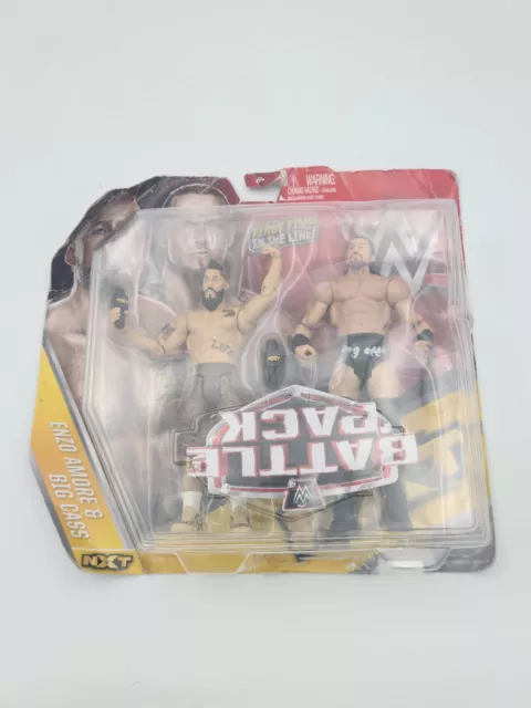 WWE Mattel Battle Pack #40 Enzo Amore & Big Cass Lucha Libre Figuras NXT