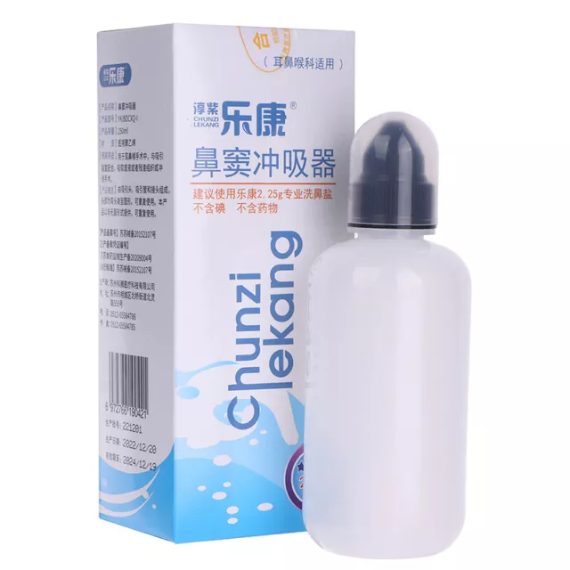 250ml Nasal Irrigator Rinse Bottle Nasal Wash Cleaner Nose Avoid Allergic#EL