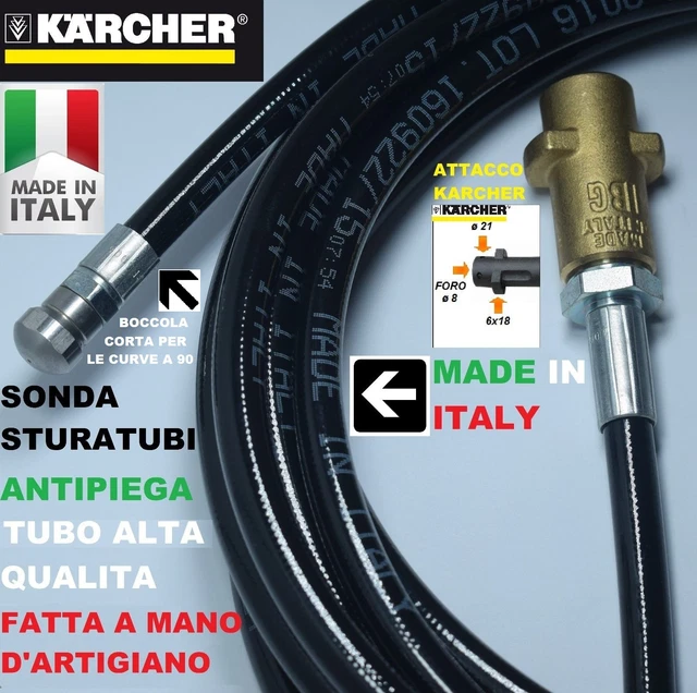 Sonda Spurgatubi Kärcher 2.637-767.0 - Per Pulizia Scarichi, Lunghezza 15 M - Foto 2