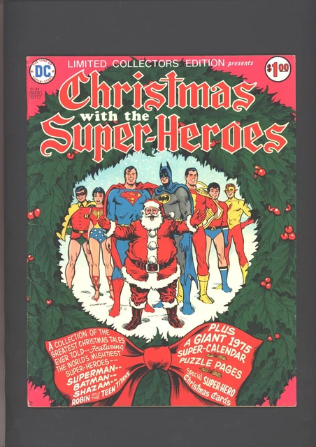 LTD. Collectors Edition #C-34 DC Treas. Christmas With The Super-Heroes 1975