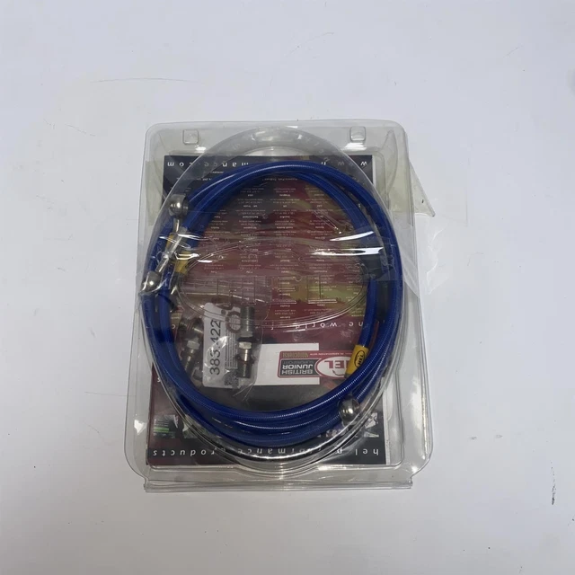 HEL Kit Freno Lunghezza Intera 3 Tubi Blu Suzuki SV650 N K3 - K8 03-08