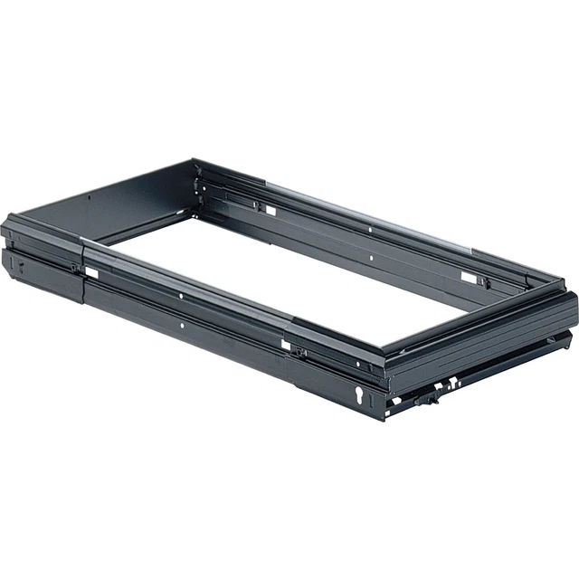 HETTICH Systema Top 2000 Hängeregistratur-Rahmen 866-1038 / 600 mm schwarz