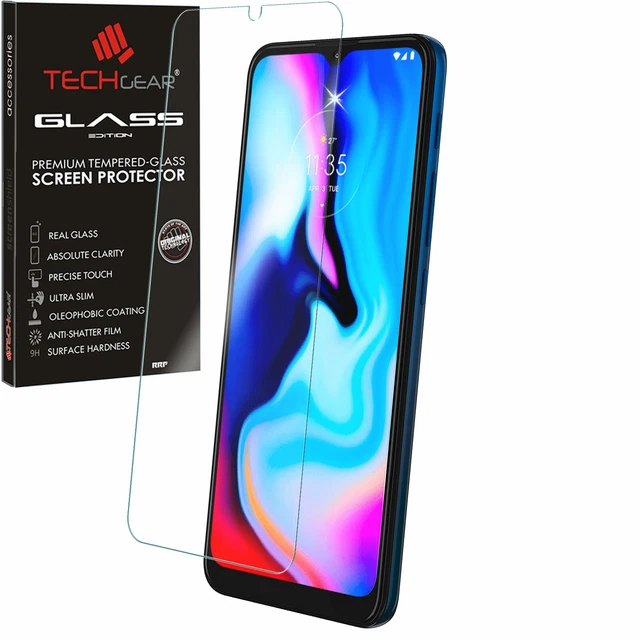 Genuine TECHGEAR TEMPERED GLASS Screen Protector for Motorola Moto E20