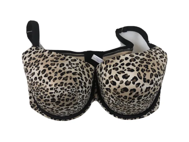 CACIQUE LANE BRYANT Leopard Animal Print Lined Bra Plus Size 42H 44G 44F  NWOT $20.00 - PicClick