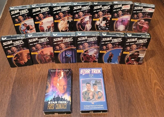 Lot of 21 Star Trek The Next Generation VHS