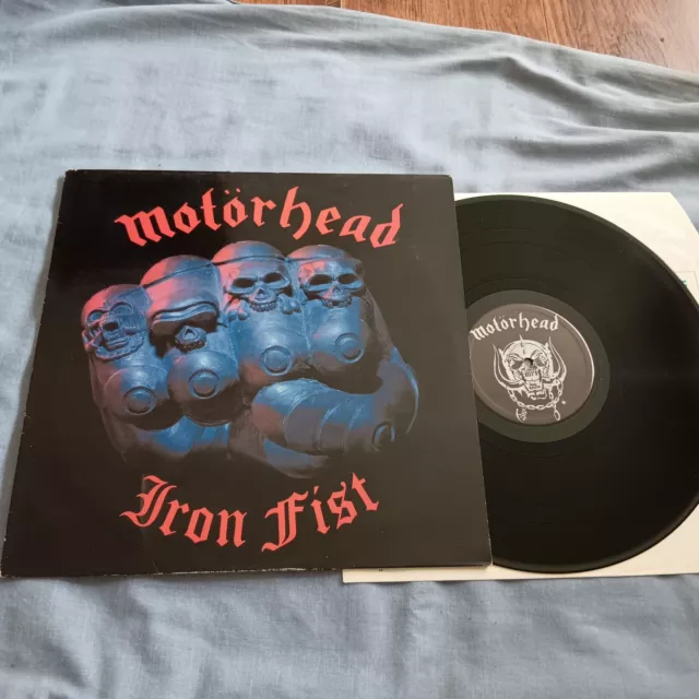 Motörhead – Iron Fist-1982- FIRST UK PROMO PRESS - BRONZE -N/MINT