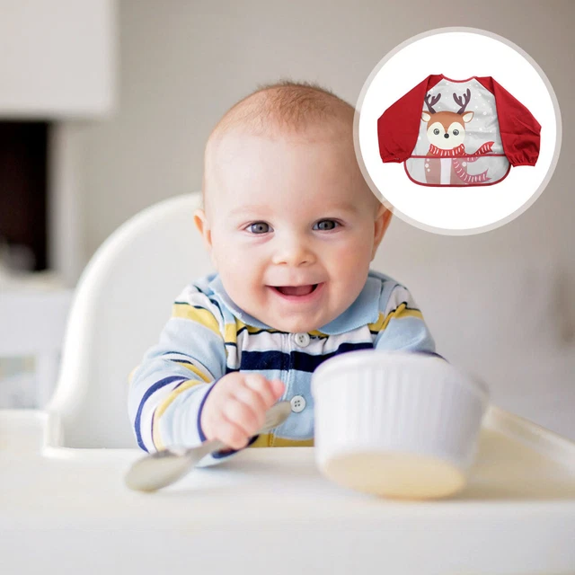 Tute di cotone bambini copertura completa bavaglino copertura completa bavaglino