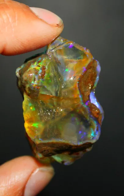 opal Rough Natural Ethiopian Raw opal, multi crystal clear water opal 110.45 Cts