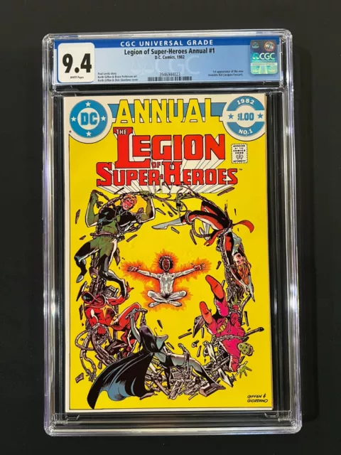 Legion of Super-Heroes Annual #1 CGC 9.4 (1982) - 1st app of new Invisible Kid