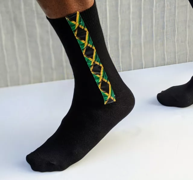 Chaussettes Drapeau Jamaïque Culture Reggae Caribbe