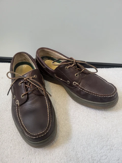 LL BEAN CASCO Bay Boat Mocs Loafer Mens Size 11 Brown  display picture 1