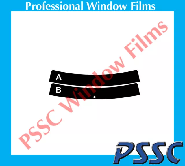 PSSC Pre Cut Sun Strip Car Window Films - Mazda 3 Saloon 2004 to 2009