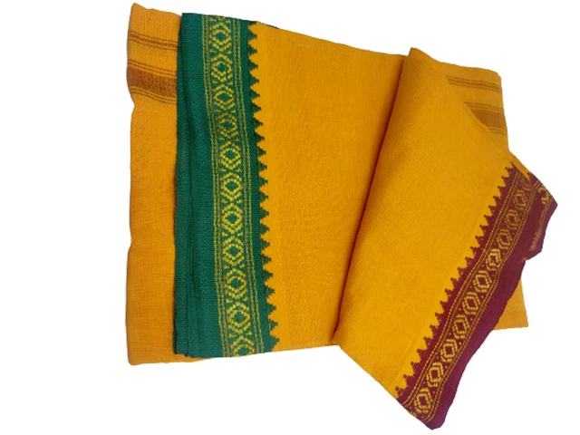 New Pure Cotton L Male / Female Lungi / Dhoti Traditional Gift Item From Banaras