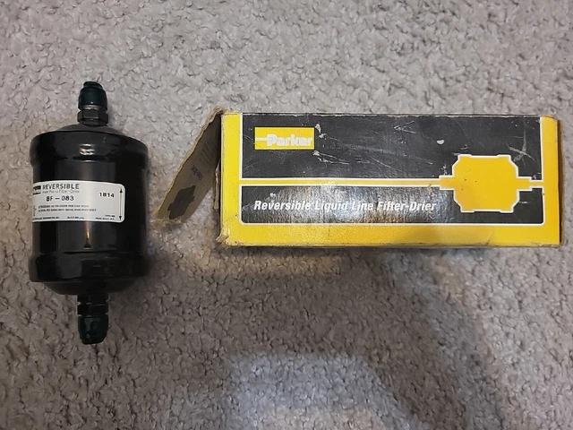 Parker BF-083 Reversible Filter-Drier 3/8" For Use With Various Refrigerants 
