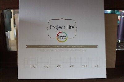 Becky Higgins Project Life Photo Pocket Pages Paquete Grande de Variedades Nuevo en Paquete L#744