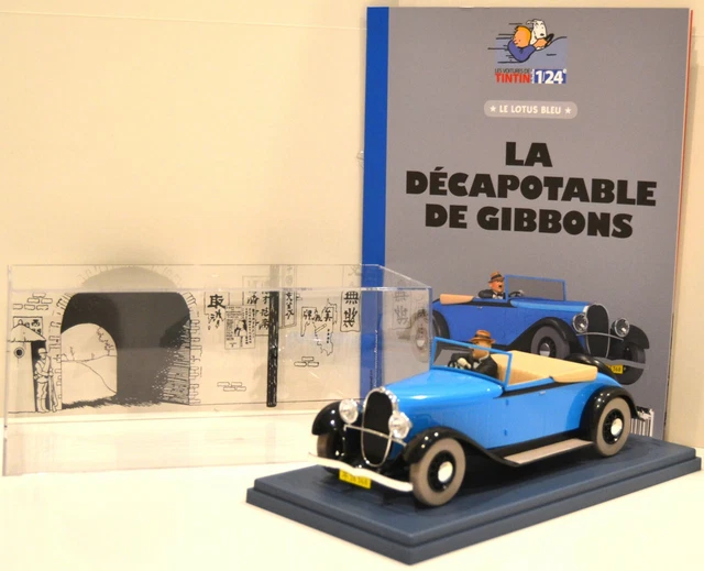 Tintin - Moulinsart / Hachette - Les Voitures Tintin (1:24) - La Moto de Tintin + figurine
