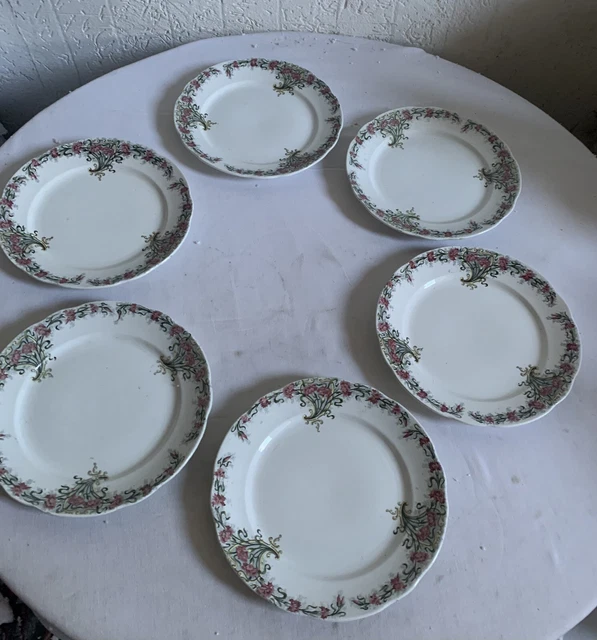Paire d'assiettes à dessert - Nimy - Pic & Puces