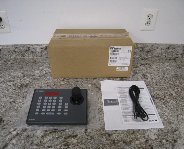 New Bosch LTC 8555/00 F01U503499 RS-485 Allegiant Compact Keyboard / Joystick