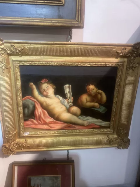 Dipinto Olio Su Rame 800