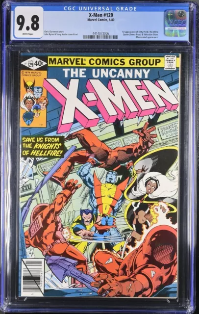 CGC 9.8 X-Men # 129 First Appearance Kitty Pryde, Emma Frost, Sebastian Shaw HOT