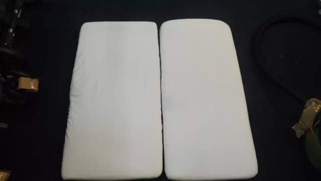 NEW SNUGGLE BABY CRIB FITTED SHEETS 2 PK White Colour