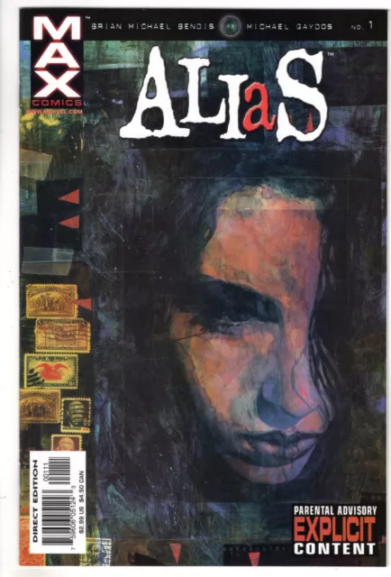 Alias #1 (2001) - Grade 9.6 - 1St Max Title - Jessica Jones - David Mack!