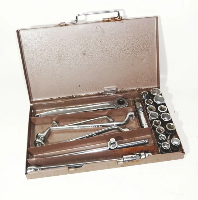 Ratchet Box Chrome Vanadium Sockets Tool Rachet Socket Bit