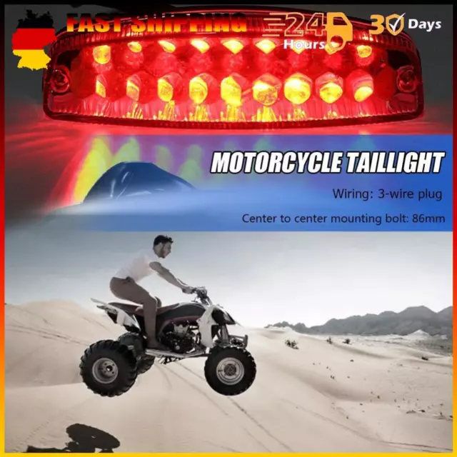 ~ Motorbike Red LED Rear Tail Brake Light LED Rear Light Rear Indicator Tail Lam