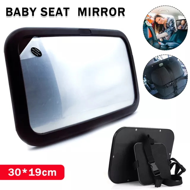 Mirror Seat Car Safety Baby Back View Rear Child Adjustable Infant Toddler Wide